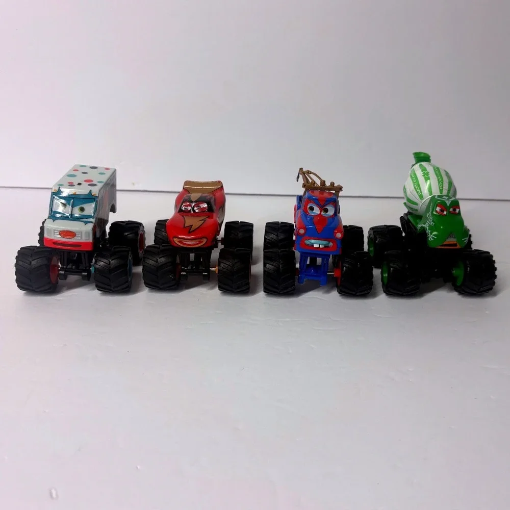 Disney Pixar Cars Monster Truck I-Screamer Tormentor McMean Paddy O'Concrete